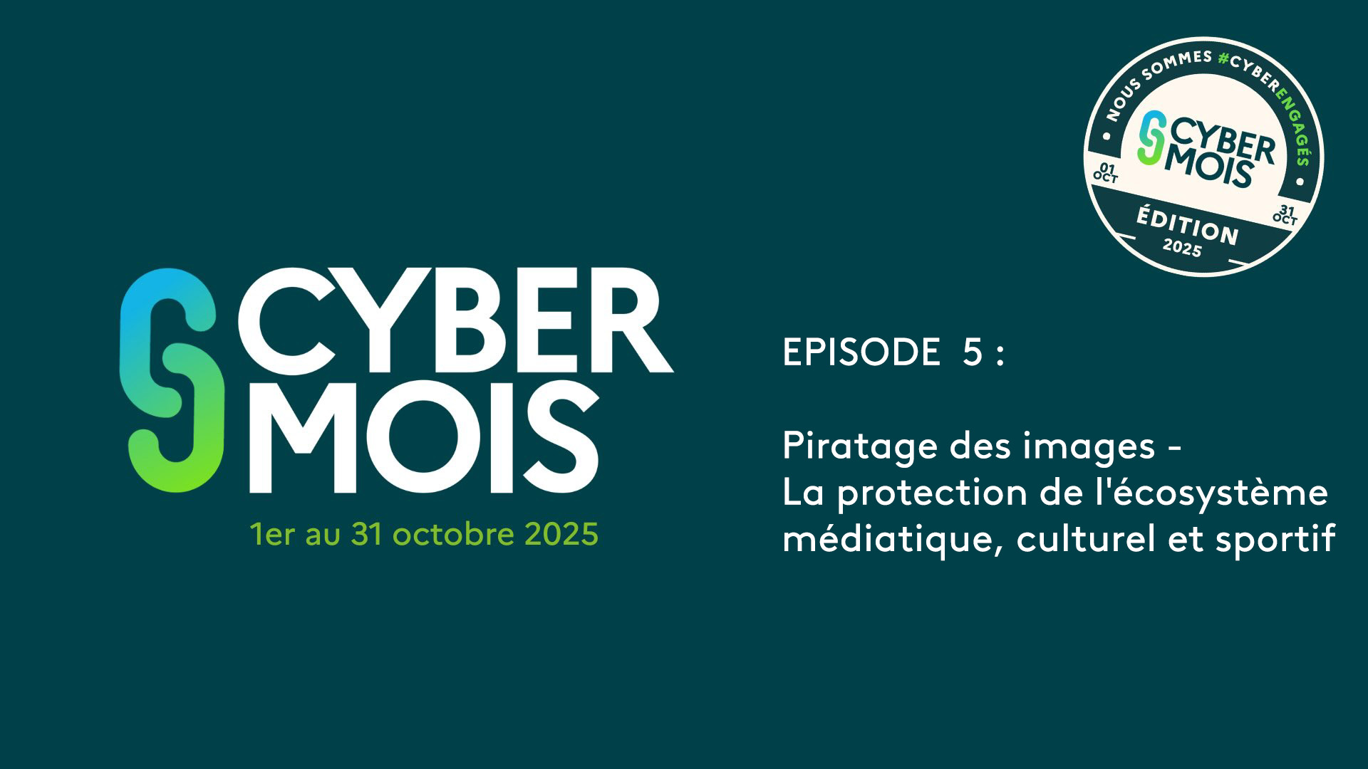 Cybermois : France Télévisions lutte contre le piratage des images